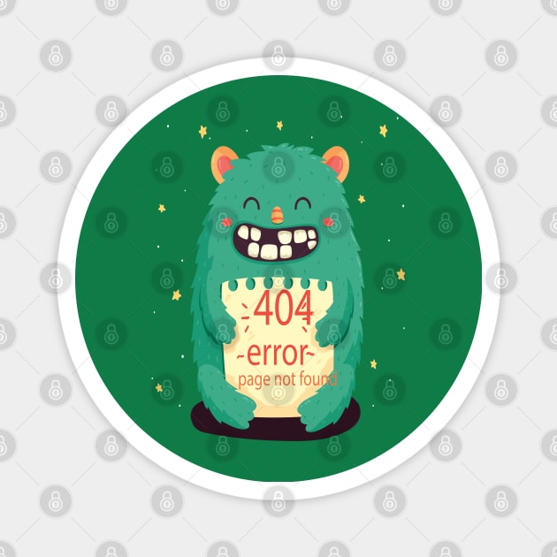 Error 404 Magnet by Mako Design 